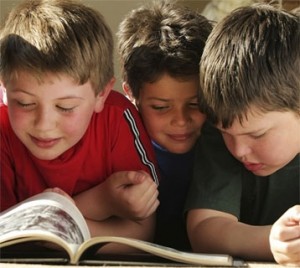 Мальчики читают мой блог